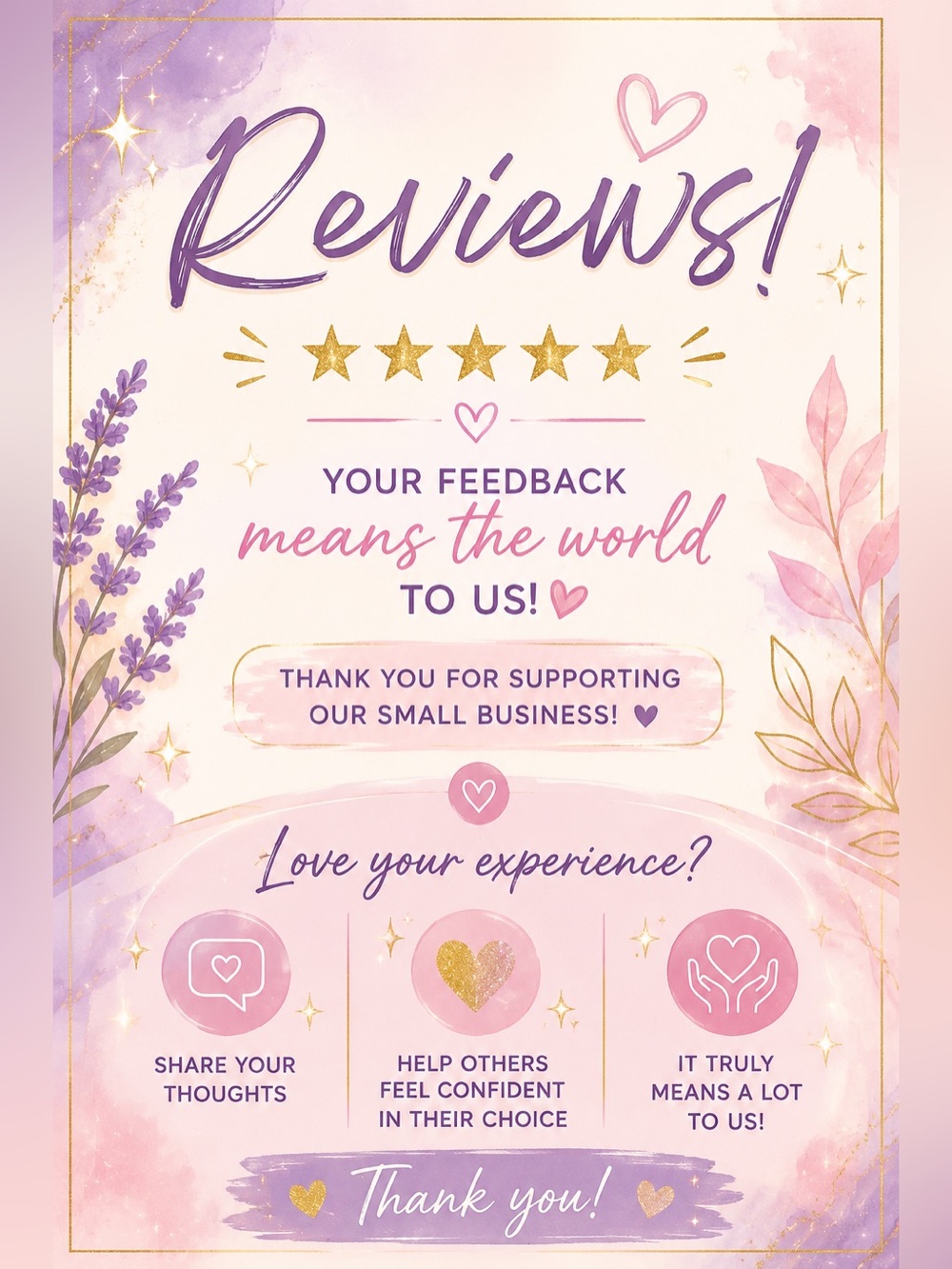 REVIEWS✨✨✨✨✨💕
